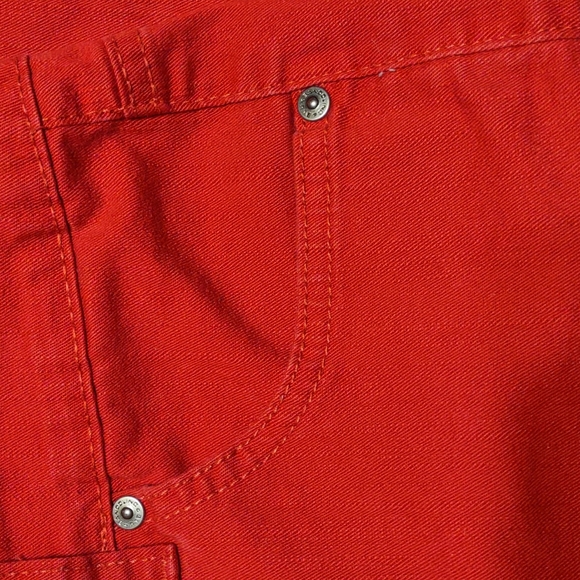 Bandolino Mandie Red Jeans Pants 10P Ladies - Picture 3 of 12